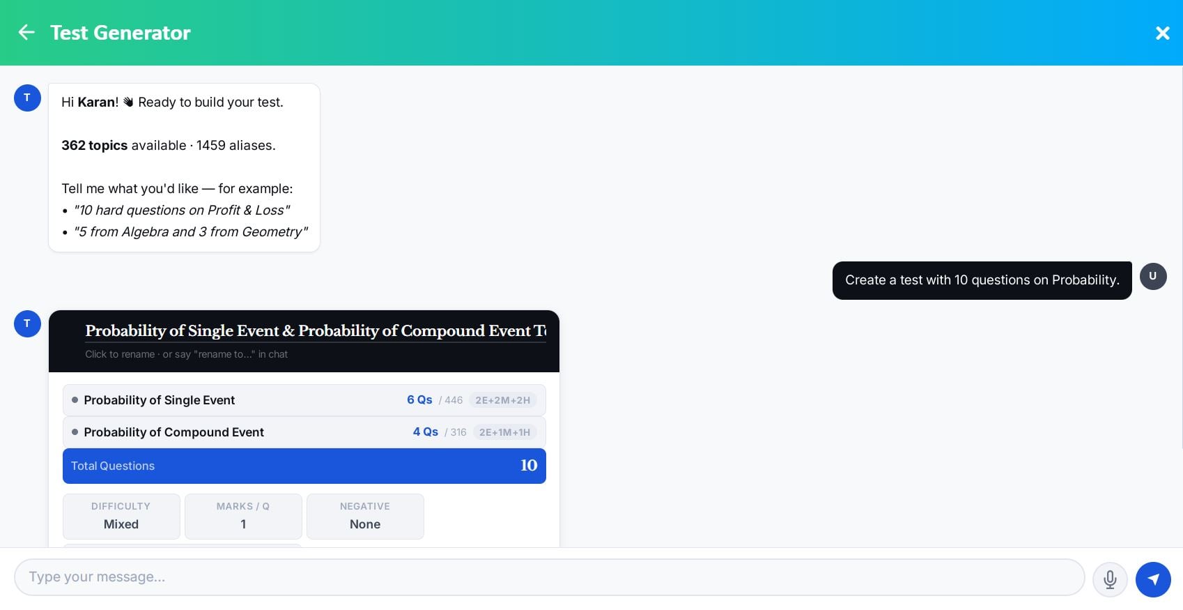 Ena Test Generator
